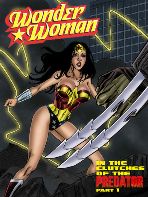 Matt Johnson - 9 Superheroines - Wonder Woman In The Clutches Of the Predator Part 1