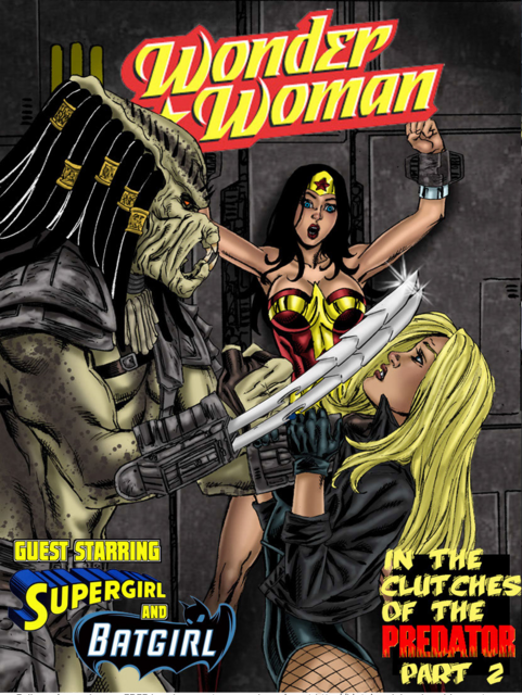 Matt Johnson - 9 Superheroines - Wonder Woman In The Clutches Of the Predator Part 2