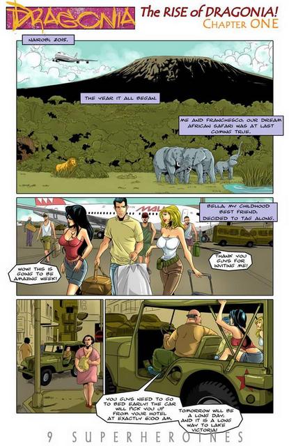 Matt Johnson - 9 Superheroines - Dragonia - The Rise of Dragonia