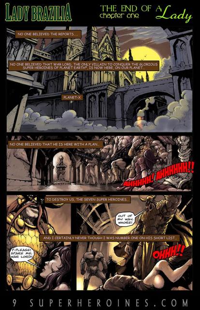 Matt Johnson - 9 Superheroines - Lady Brazila The End Of A Lady