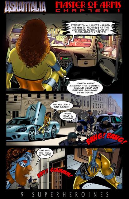 Matt Johnson - 9 Superheroines - Ashantalia Master of Arms All Chapters