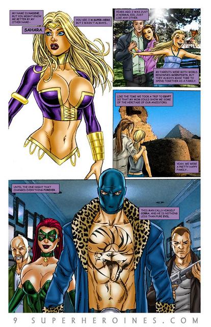 Matt Johnson - 9 Superheroines - Sahara Part 1