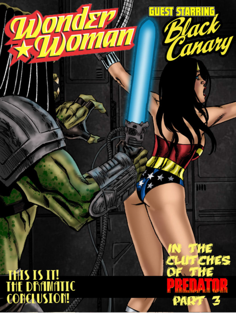Matt Johnson - 9 Superheroines - Wonder Woman In The Clutches Of the Predator Part 3